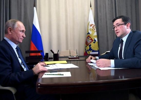 Владимир Путин не понял «захода» Глеба Никитина про «тяжелое время», но «зачет» принял 