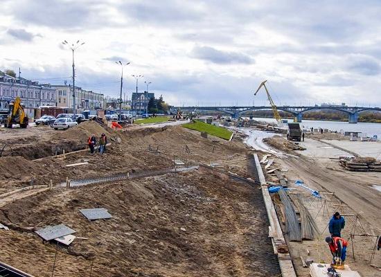 Нижне-Волжскую набережную в Нижнем Новгороде благоустраивали, невзирая на разрушение трех анкерных тяг причальной стенки 