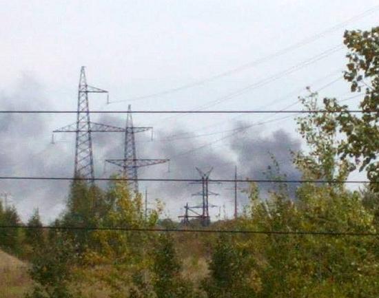 Горит завод «Нижегородхим» в Дзержинске Нижегородской области