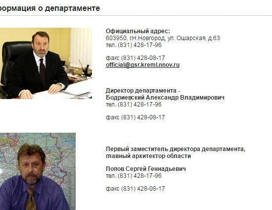 Главный архитектор Нижегородской области Попов является совладельцем двух фирм